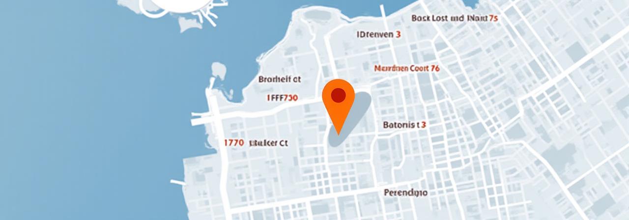 Map of AVA JAMES Transportation in San Francisco Presidio area